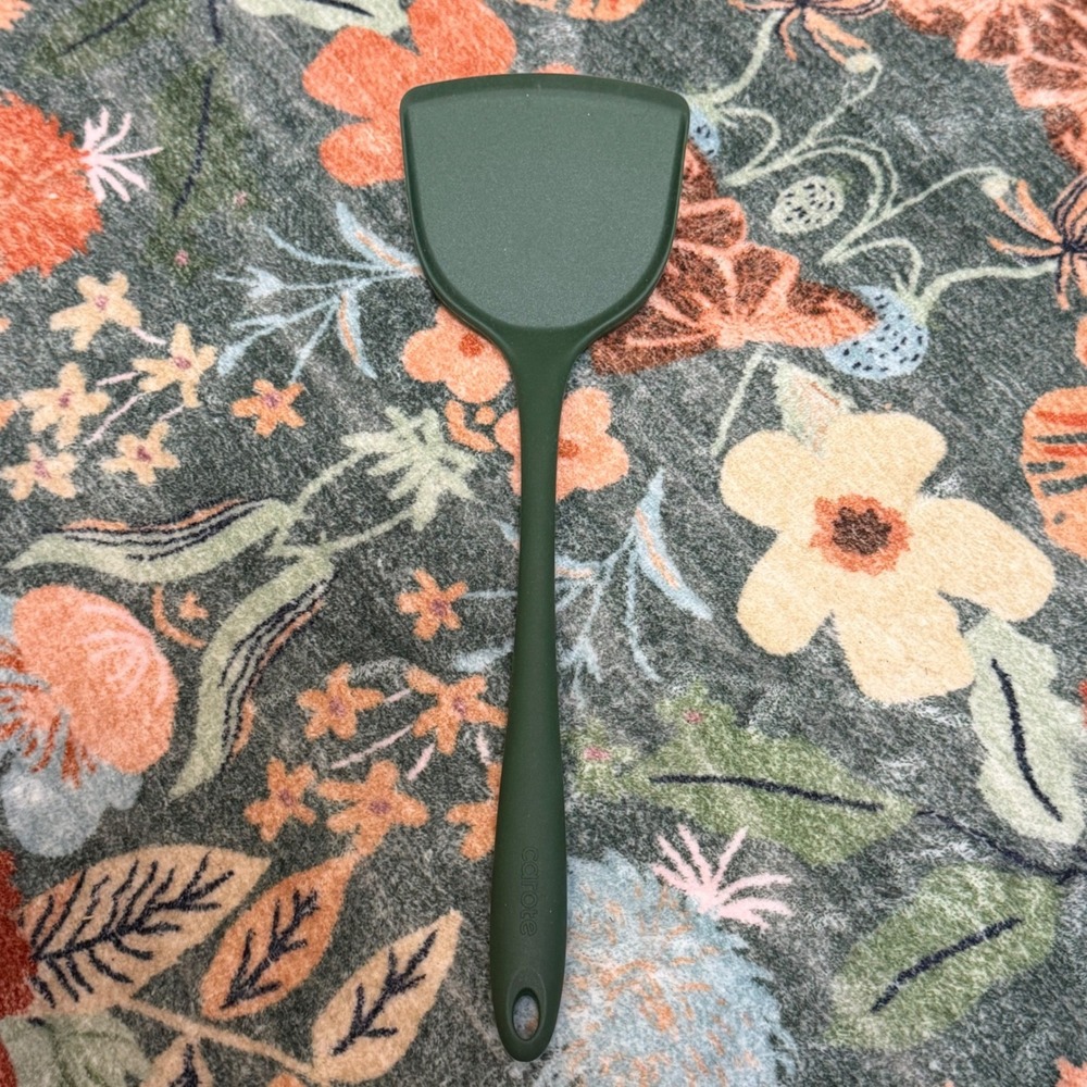 Carote Silicone Spatula Forest Green Heat Resistant Nonstick Kitchen Turner